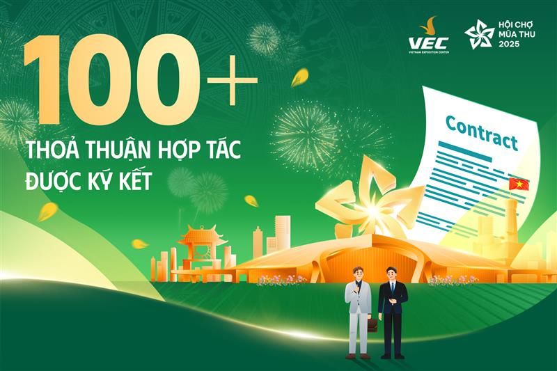100+ Thỏa thuận hợp tác được ký kết tại Hội Chợ Mùa Thu 2025!